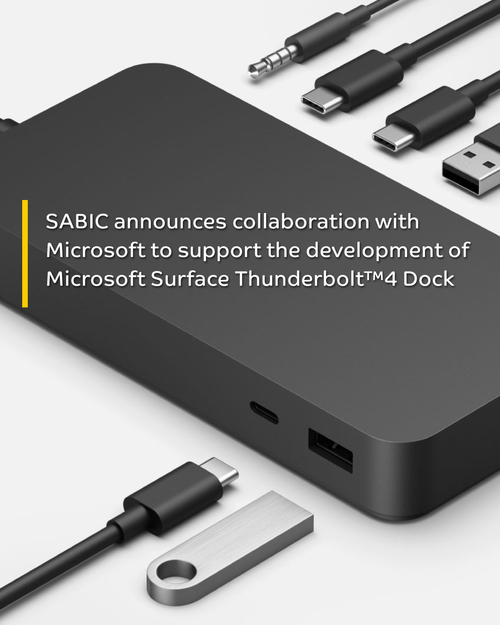 último caso de la compañía sobre Colaboración con Microsoft Corporation para apoyar su desarrollo del Microsoft Surface ThunderboltTM4 Dock