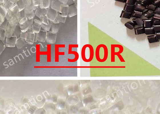 La resina S-Plastic Lexan HF500R es de flujo fácil, 9% de vidrio reforzado, grado retardante de llama, especialmente diseñado