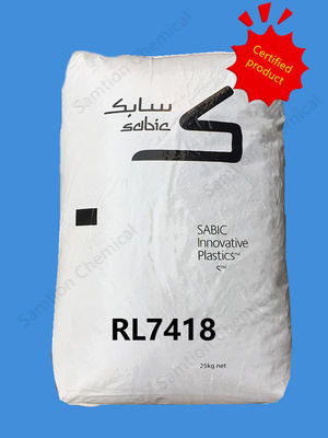 La resina S-Plastic  Rl7418 es un solo lote de datos. Resina PC para extrusión de películas. Datos de procesamiento no incluidos.