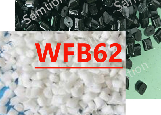 La resina S-Plastic Thermocomp WFB62 es un compuesto a base de resina de polibutileno tereftalato que contiene fibra de vidrio, cuentas de vidrio