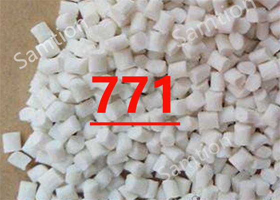 La resina S-Plastic Valox 771 es de 35% de grado retardante de llama reforzado con mineral/vidrio con una clase de nivel de rendimiento CTI