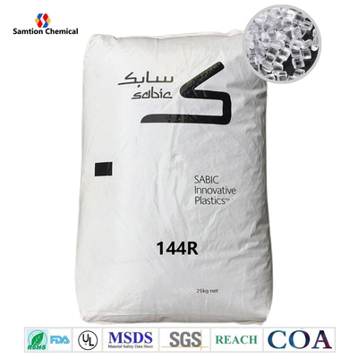 FDA S-Plastic Lexan 144R Resina plástica de policarbonato HB MFR 10.5 Liberación interna de moho