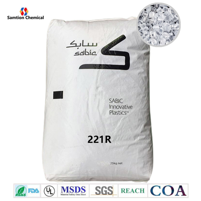 Resina plástica de policarbonato sábico Lexan 221R 17.5 MFR para piezas pequeñas y complejas
