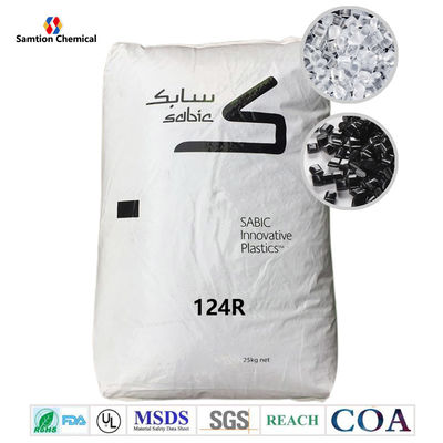 Pellets de policarbonato de resina de o sábico eficaz de la FDA 124R UL con clasificación HB 17.5 MFR