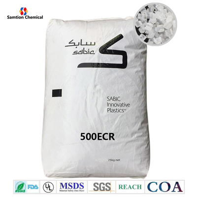 SGS S-Plastic Lexan Polycarbonate Pellets de resina de plástico 500ECR 10% de fibra de vidrio