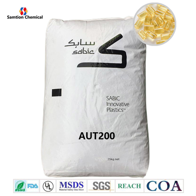 Pellets de resina de poliimida sábica ultra transparente PEI AUT200 Tg 217C