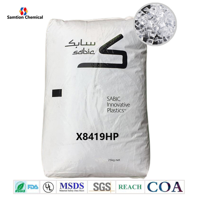 Grado FDA S-Plastic Xylex X8419HP Pellet de resina a granel de bajo flujo medio para moldeo por inyección