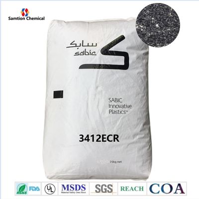 S-Plastic  3412ECR 20% Fibra de vidrio Relleno no clorado no bromado aplicaciones de alta rigidez retardante de llama