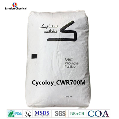 S-Plastic Lubricomp Cycoloy_CWR700M DATOS PREMIARES. Alto flujo, PC+ABS con 7% de PTFE. Rendimiento de desgaste.